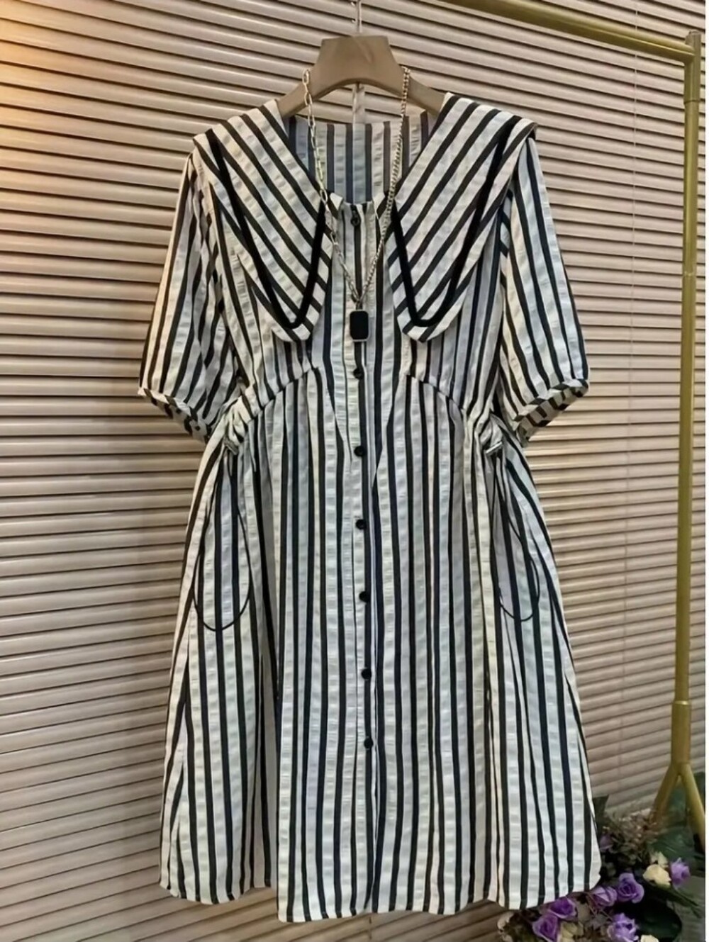 New European Style Fashionable Shaping Versatile Shirt Dress, Summer Age-Reducin